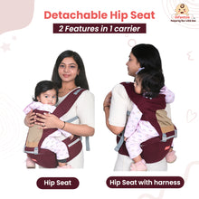 Infantso Adjustable Baby Carrier, Hip Seat Baby Carrier with 4 Carry Positions for 03 to 24 Months