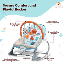 Manual Rocker For Newborns to Toddlers: Comfort, Safety, and Entertainment (0-24 Months, 18kg)