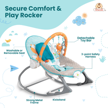 Manual Rocker For Newborns to Toddlers: Comfort, Safety, and Entertainment (0-24 Months, 18kg)