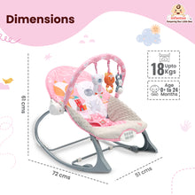 Manual Rocker For Newborns to Toddlers: Comfort, Safety, and Entertainment (0-24 Months, 18kg)