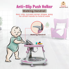 Infantso Sky high 4-in-1 Multifunctional Premium Baby Walker with 3 Level height adjustment and 3 level cushion seat adjustment - Walker, Bouncer, Feeding Table and Parental Push bar, 6 Months to 24 months - 15kgs