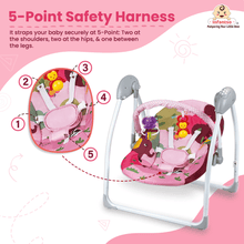 Automatic Baby Swing for Newborns, Safe & Portable