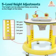 Infantso Roll & Stroll Activity Center & Baby Walker - 5 Heights Adjustments & 360° Rotation (6-24 Months)