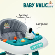 Infantso Space Race Multifunctional Premium Baby Walker: 2-in-1 Foldable Baby Walker with 4-Gear Height Adjustment and Astronaut Toys for Babies 6-24 Months