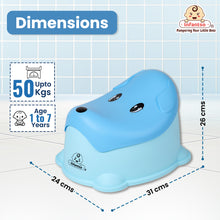 INFANTSO Removable Dog Shape Baby Potty Seat/Chair with Anti-Skid Base (Age 1 to 4 Years)