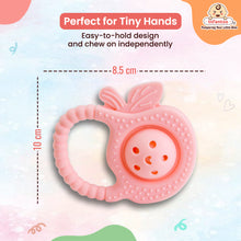 Rattle Silicone Teether | BPA-Free Teether, Teething Relief, Baby Teether Silicone, Teething Toy, Sensory Toy, Gum Massager for 4+ months | Teether for baby