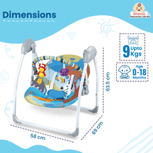 Automatic Baby Swing for Newborns, Safe & Portable