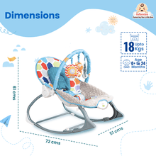 Manual Rocker For Newborns to Toddlers: Comfort, Safety, and Entertainment (0-24 Months, 18kg)