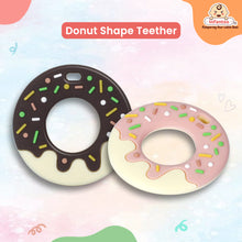 Donut Shape Silicone Teether | BPA-Free Teether, Teething Relief, Baby Teether Silicone, Teething Toy, Sensory Toy, Gum Massager for 4+ months | Teether for baby