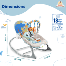 Manual Rocker For Newborns to Toddlers: Comfort, Safety, and Entertainment (0-24 Months, 18kg)