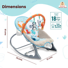 Manual Rocker For Newborns to Toddlers: Comfort, Safety, and Entertainment (0-24 Months, 18kg)