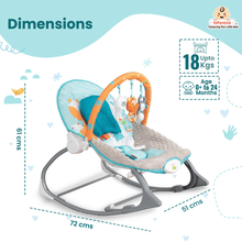 Manual Rocker For Newborns to Toddlers: Comfort, Safety, and Entertainment (0-24 Months, 18kg)