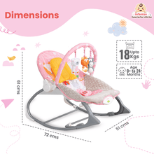 Manual Rocker For Newborns to Toddlers: Comfort, Safety, and Entertainment (0-24 Months, 18kg)