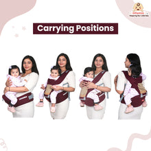 Infantso Adjustable Baby Carrier, Hip Seat Baby Carrier with 4 Carry Positions for 03 to 24 Months