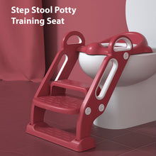 Potty Toilet Training Seat with Ladder with Step Stool for Baby Kids & Splash Guard Age: 18 months to 60 months