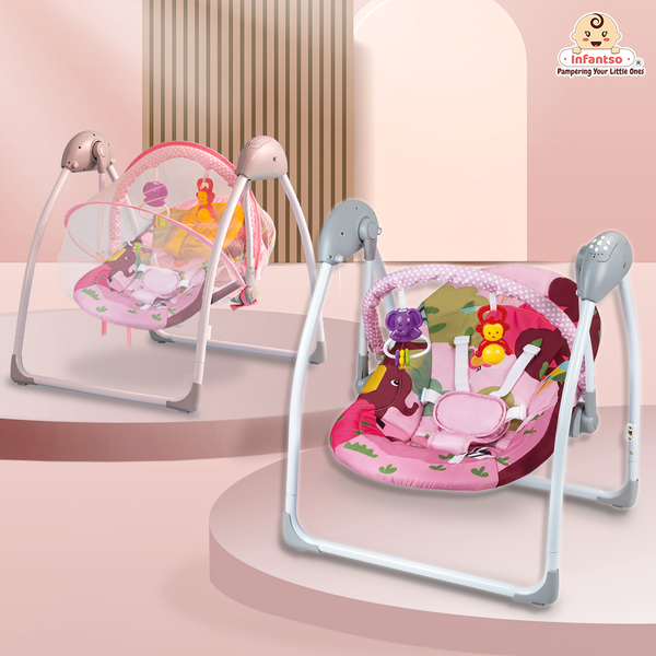 Automatic Baby Swing for Newborns, Safe & Portable