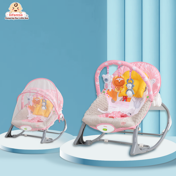 Manual Rocker For Newborns to Toddlers: Comfort, Safety, and Entertainment (0-24 Months, 18kg)